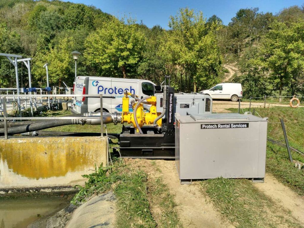 bombeo de aguas residuales en Protech Continental