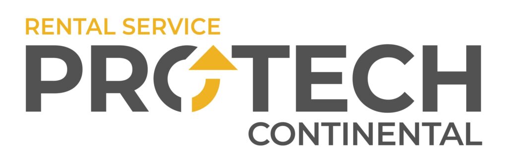 Logo de Protech Continental Rental Service, servicio experto en alquiler de bombas y soluciones temporales de bombeo industrial.